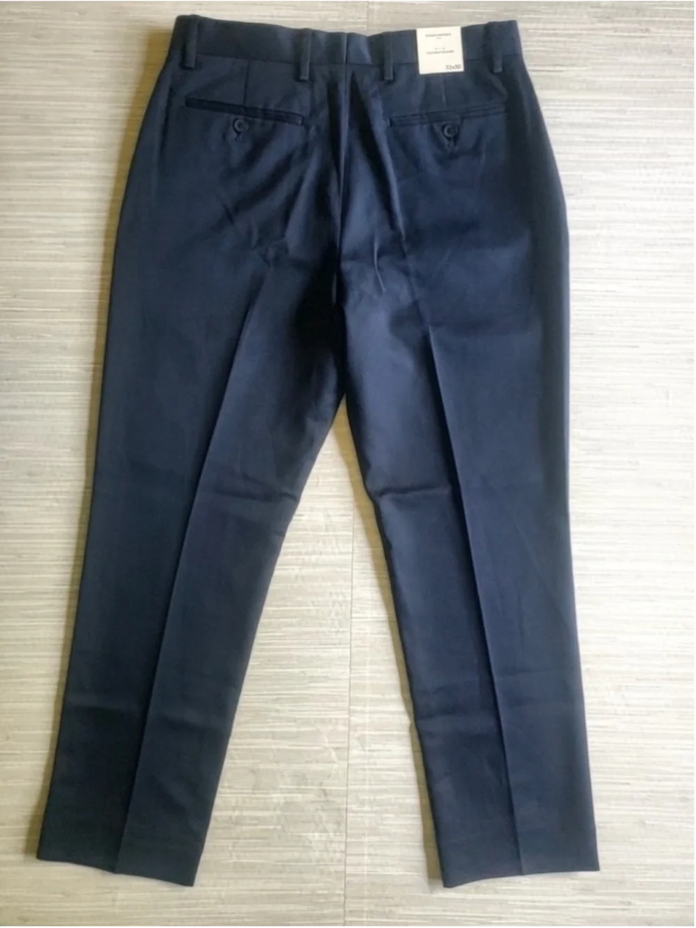 Banana Republic Men's Satin Suit Trousers Navy Blue Size 32W Pants NWT RT$170